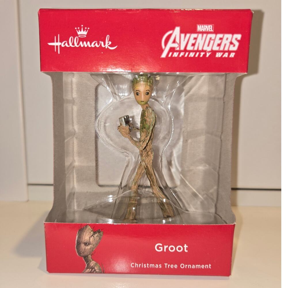 New Hallmark Avengers Infinity War Teen Groot ornament
